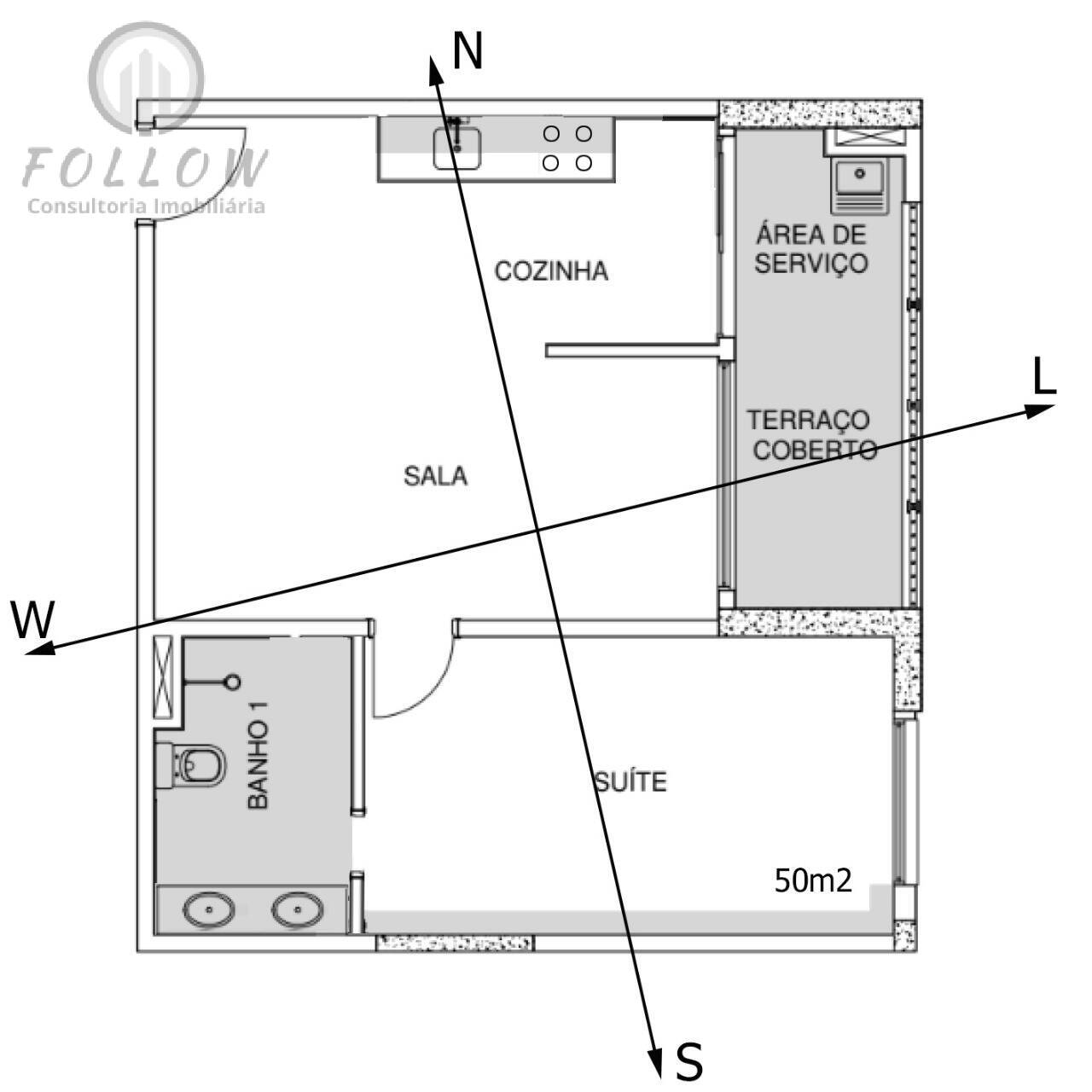 Apartamento à venda com 1 quarto, 50m² - Foto 26